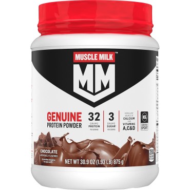 Genuine Protein Powder, Chocolate, 1.93 Pounds