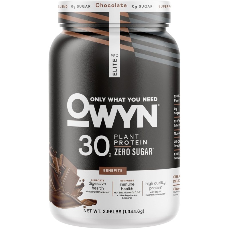 30g Plant-Based High Protein Powder, Zero Sugar