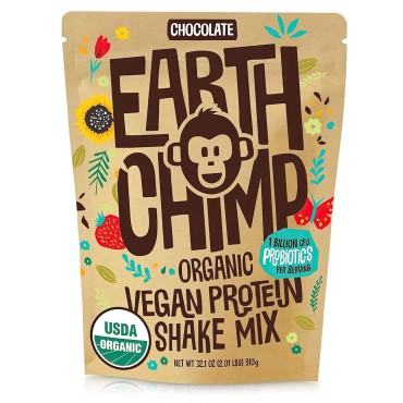 Organic Vegan Protein Powder - with Probiotics - Non GMO