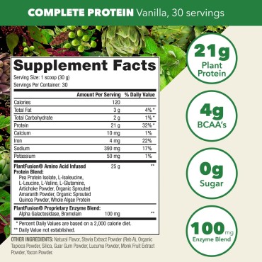 Complete Vegan Protein Powder - Plant Based Protein Powder