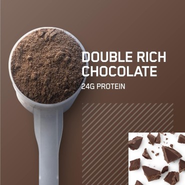 100% Whey Protein Powder, Double Rich Chocolate