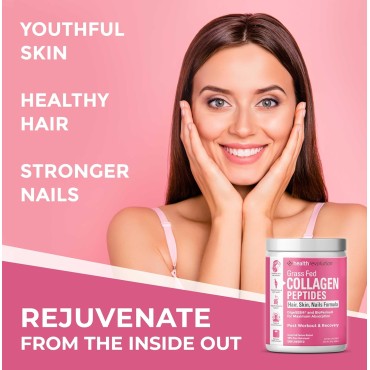 Hydrolyzed Collagen Peptides Powder - Skin,Hair, Nails & Joint Support