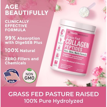 Hydrolyzed Collagen Peptides Powder - Skin,Hair, Nails & Joint Support