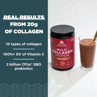 Collagen Powder Protein, Multi Collagen Chocolate Protein Powder