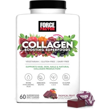 Collagen Boosting Superfoods, Vegan Collagen Booster for Women