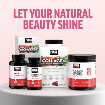 Collagen Boosting Superfoods, Vegan Collagen Booster for Women