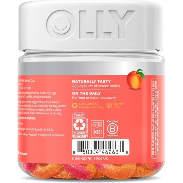 Collagen Gummy Rings,2.5g of Clinically Tested Collagen,Adult Supplement