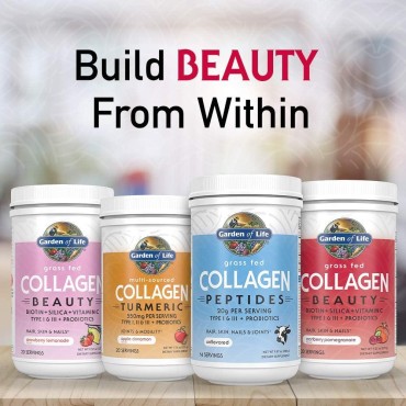 Garden Of Life Grass Fed Collagen Peptides Powder–Unflavored Collagen Powder