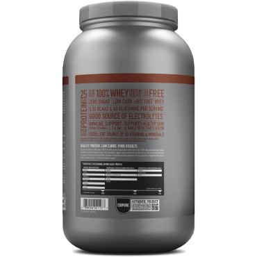 Dutch Chocolate Whey Isolate Protein Powder With Vitamin C & Zinc For Immune Support