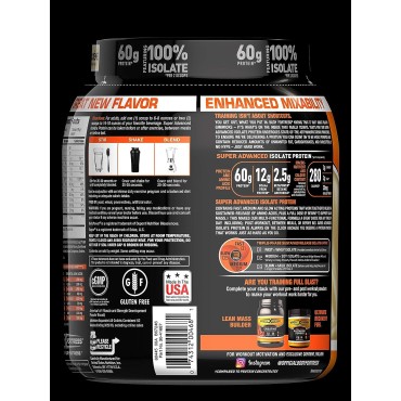 Super Advanced Isolate Protein Powder, Gluten