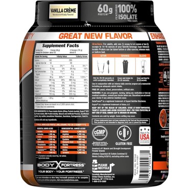 Super Advanced Isolate Protein Powder, Gluten