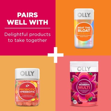 OLLY Metabolism Gummy Rings, Vitamin B12, Chromium, Energy And Digestive Health