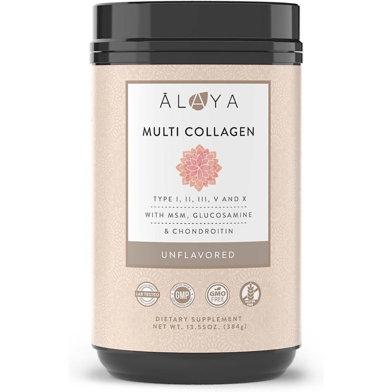 Alaya Multi Collagen Powder - Hydrolyzed Collagen Peptides Protein Powder Supplement