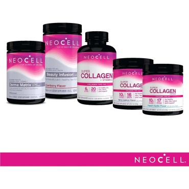 NeoCell Super Collagen Peptides + Vitamin C & Biotin, Promotes Healthy Hair