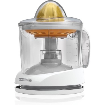 BLACK+DECKER 32oz Electric Citrus Juicer, CJ625, Pressure Activated, Adjustable Pulp Control, Dishwasher-Safe