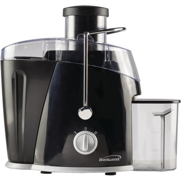 Brentwood Juice Extractor with Graduated Jar, 2-Speed 400w, Black