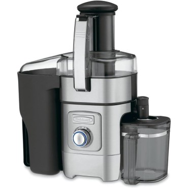 Cuisinart CJE-1000FR 1000-Watt 5-Speed Juicer/Juice Extractor (Renewed) Bundle with 2 YR CPS Enhanced Protection Pack