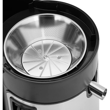 Amazon Basics Wide-Mouth, 2 speed centrifugal juicer, Black, 33.8 ounce / 1000 ML