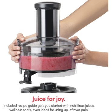 NutriBullet Juicer Centrifugal Juicer Machine for Fruit, Vegetables, and Food Prep, 27 Ounces/1.5 Liters, 800 Watts, Gray NBJ50100