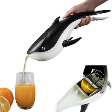 Killer Whale Lemon Juicer Squeezer Handy Citrus Juicer,Presentation Your DIY Fresh Fruit Juice with Manual Hand Juicer