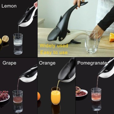 Killer Whale Lemon Juicer Squeezer Handy Citrus Juicer,Presentation Your DIY Fresh Fruit Juice with Manual Hand Juicer