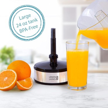 – Electric juicer max juice yield | Citrus juicer + 2 cones 40W | Lemon, lime, orange, fresh fruit squeezer machine | Automatic lever press extractor | exprimidor de naranjas electrico