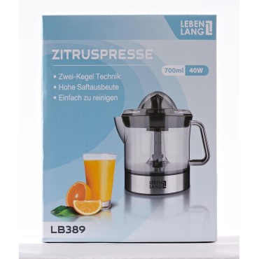 – Electric juicer max juice yield | Citrus juicer + 2 cones 40W | Lemon, lime, orange, fresh fruit squeezer machine | Automatic lever press extractor | exprimidor de naranjas electrico