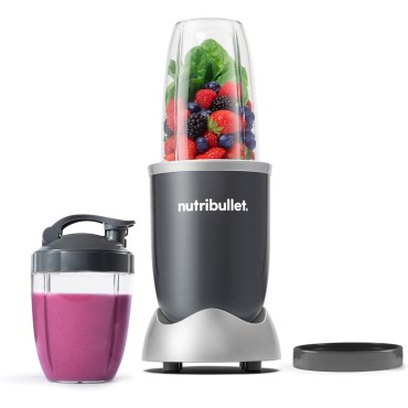 nutribullet Personal Blender for Shakes, Smoothies, Food Prep, and Frozen Blending, 24 Ounces, 600 Watt, Gray, (NBR-0601)