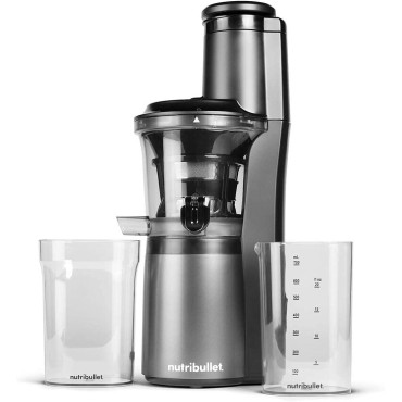 Nutribullet RNBJ50300 150W Slow Masticating Cold Press Juicer with Brush Black - Certified Refurbished