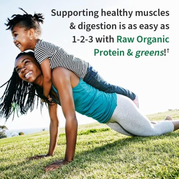 Garden of Life Raw Protein & Greens Vanilla, Vegan Protein Powder for Women and Men, Juiced Greens and 20g Raw Organic Plant Protein Plus Probiotics & Enzymes, Gluten-Free Low Carb Shake, 20 Servings