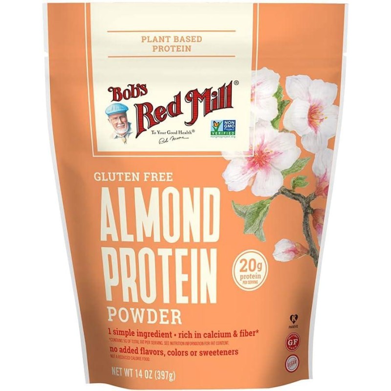 Bob's Red Mill Gluten Free Almond Protein Powder 14 oz (Pack of 1)