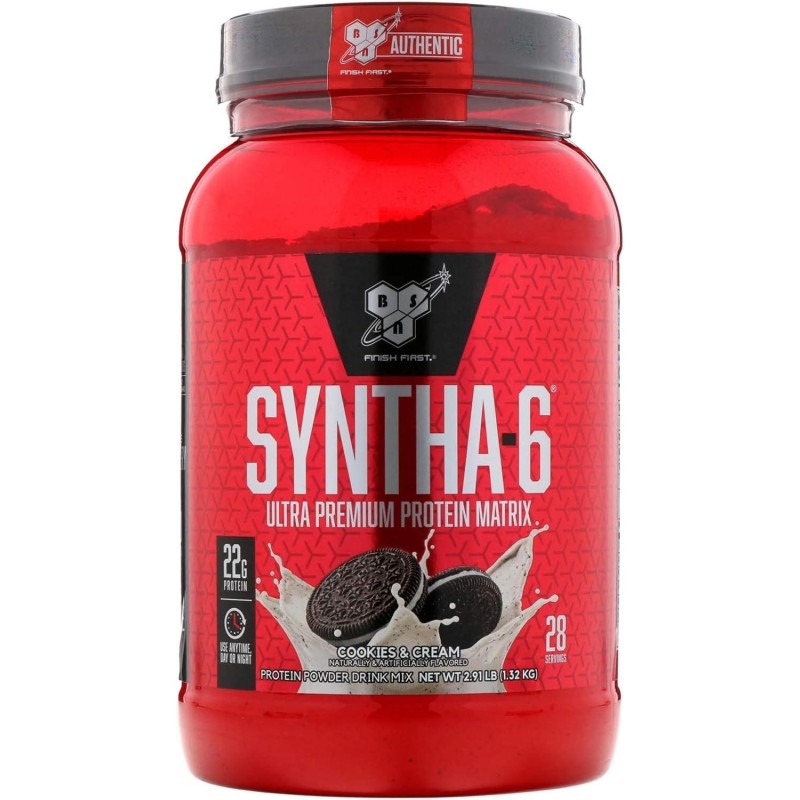 BSN Syntha-6, Cookies and Cream, 2.91 lb