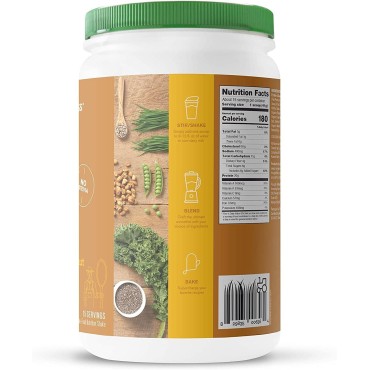 Amazing Grass | Protein & Kale - Organic, Plant-Based, 1 Cup Nutritious Leafy Greens, No Stevia, No Gluten, No Dairy, Non GMO, 20g Protein | Honey Roasted Peanut, 615g