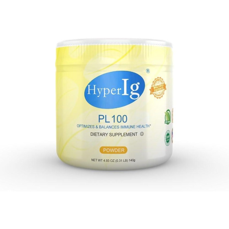 PL-100 Protein Powder Original Hyperimmune Egg Supplement - Immune Boost, Digestive Support, Joint Care, Energy, and Muscle Strength in One Formula (4.5g) Servings