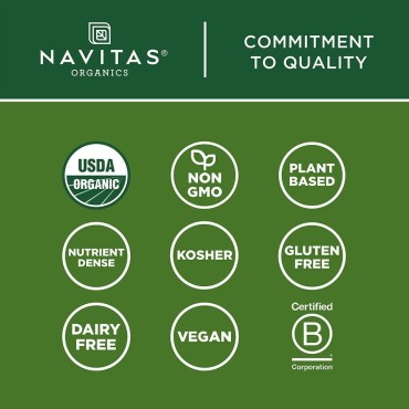 Navitas Organics Essential Superfood Protein Blend, Vanilla & Greens, 8.4oz. Bag,10 Servings — Organic, Non-GMO, Gluten-Free, Plant-Based Protein