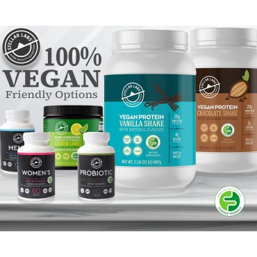 Stellar Labs Vegan Protein Powder with BCAA's & Antioxidants | Certified Low FODMAP, Non GMO, Gluten Free, Soy Free, Low Carb, with Stevia | Lean Plant Based Protein Powder Shakes | Chocolate