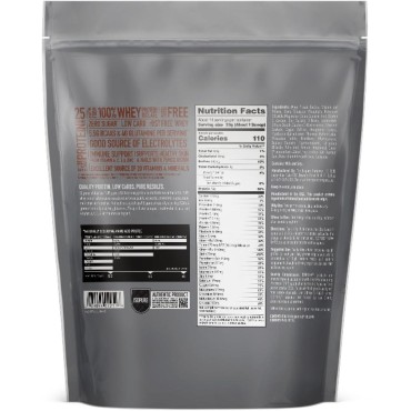 Isopure Dutch Chocolate Whey Isolate Protein Powder with Vitamin C & Zinc for Immune Support, 25g Protein, Low Carb & Keto Friendly, 14 Servings, 1 Pound (Packaging May Vary)