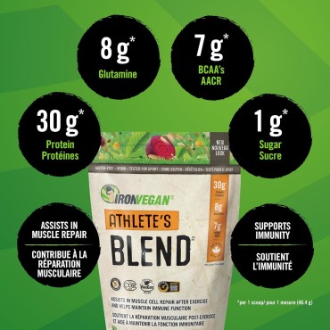 Sprouted Protein Athletes Blend Vanilla, 1000 GR