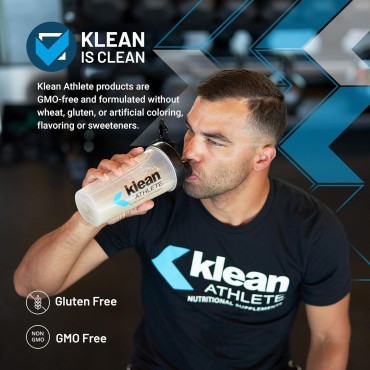 Klean ATHLETE | Klean Casein Protein | Designed to Help with Recovery and Reduce Muscle Breakdown.* | NSF Certified for Sport | 23.2 Ounces | Natural Chocolate Flavor