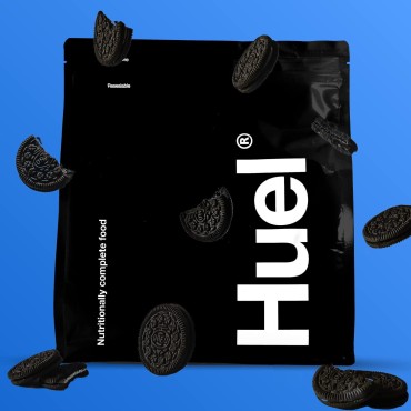 Huel Black Edition Protein Powder Meal Replacement Shake - Cookies and Cream 34 Scoops Packed with 100% Nutritionally Complete Food, Including 40g of Protein, 8g Fiber, 27 Vitamins Minerals 1