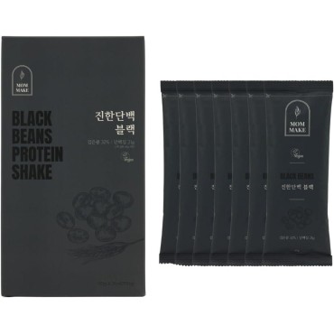 Black Beans Protein Shake Powder 0.6lb(280g) Black Sesame 21g of Plant Based Protein (280g)