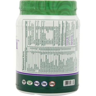 Green Foods True Vitality Plant Protein Shake, Vanilla, 25.2 Ounce