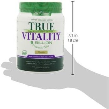 Green Foods True Vitality Plant Protein Shake, Vanilla, 25.2 Ounce