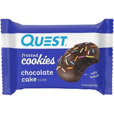 Quest Nutrition Quest Chocolate Cake Frosted Cookies, 8 Count