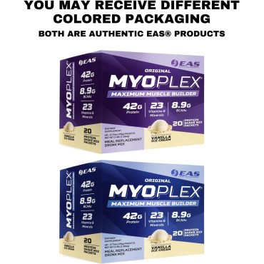 Original Myoplex Maximum Muscle Builder | Meal Replacement Protein Drink Mix | Quality Protein Blend | 42g Protein | 20 Individual Packets (Double Rich Chocolate)