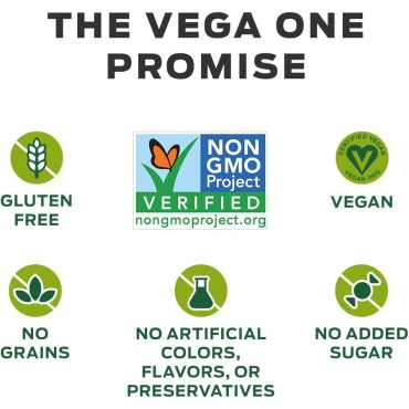 Vega One Organic Plant Protein Powder, French Vanilla, 1.4 Ounce