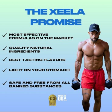 XEELA Plant Based Vegan Protein Powder - Independently Tested - 25g High Protein, Pea Protein for Men & Women - Vitamins & Minerals, Non GMO, Dairy & Gluten Free, LowCarb & LowFat (Banana Split)