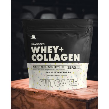 CutCake, Low Fat Low Carb Protein with Collagen Peptides, Gains in Bulk, 2.6 lbs