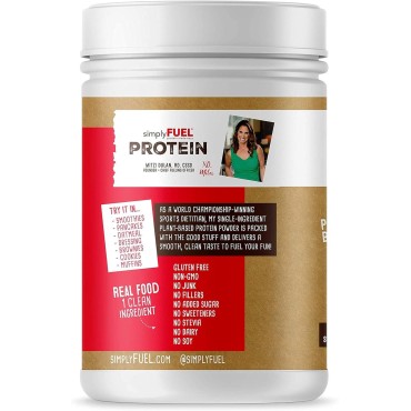 Plant Based Protein Powder - Chickpea Protein - 20g No Whey Protein Powder Unflavored - High Fiber - Unsweetened - No Stevia - Nothing Artificial - 1.25 pounds