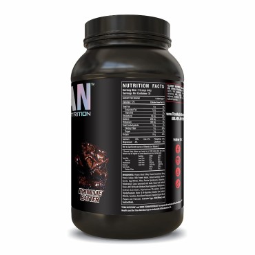 MealFix Meal Replacement Powder for Men & Women, 3 lbs - 24g of Protein Per Serving, Digestive Enzymes & MCT Oil - Gluten-Free - On-The-Go Provides Energy & Supports Muscle Mass - Brownie Batter